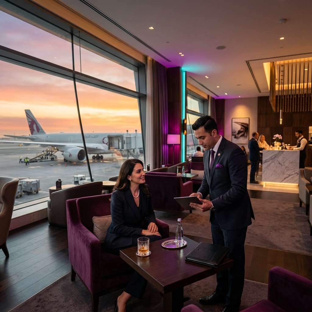 Premium VIP airport lounge